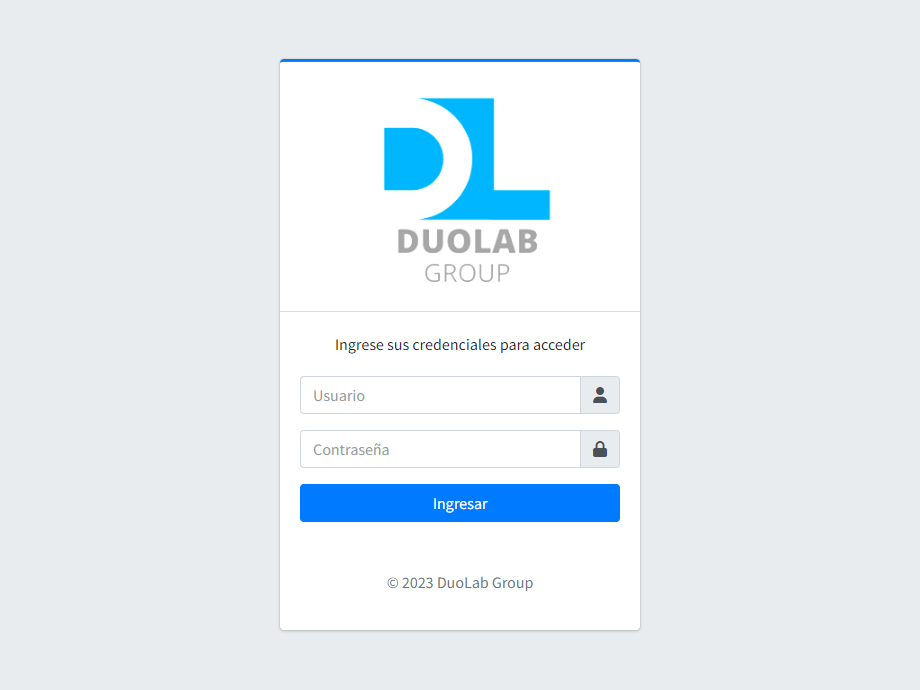 DUOLAB Login